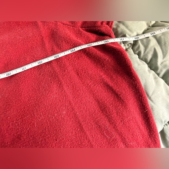 CJ Banks Red Short Sleeved Sweater Catdigan - Picture 9 of 16